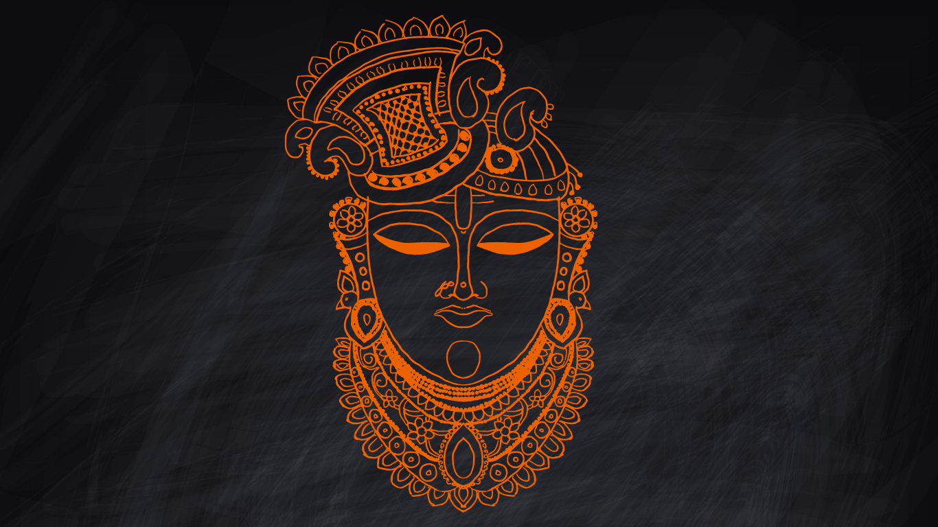 Pichwai painting of Lord Krishna